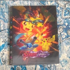 Scarlet & Violet Pokémon holographic card Binder